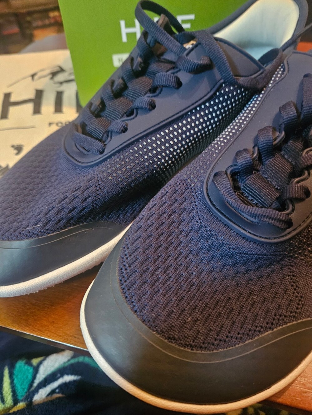 Hi-Tec Women's Navy Knit Lightweight Sneaker